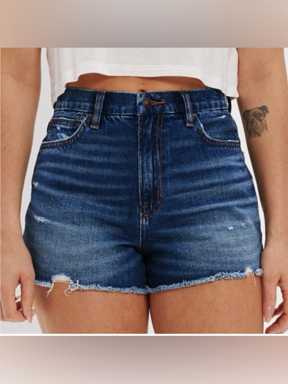 American Eagle High Rise Jean Shorts - Curvy ‘90s Boyfriend Short